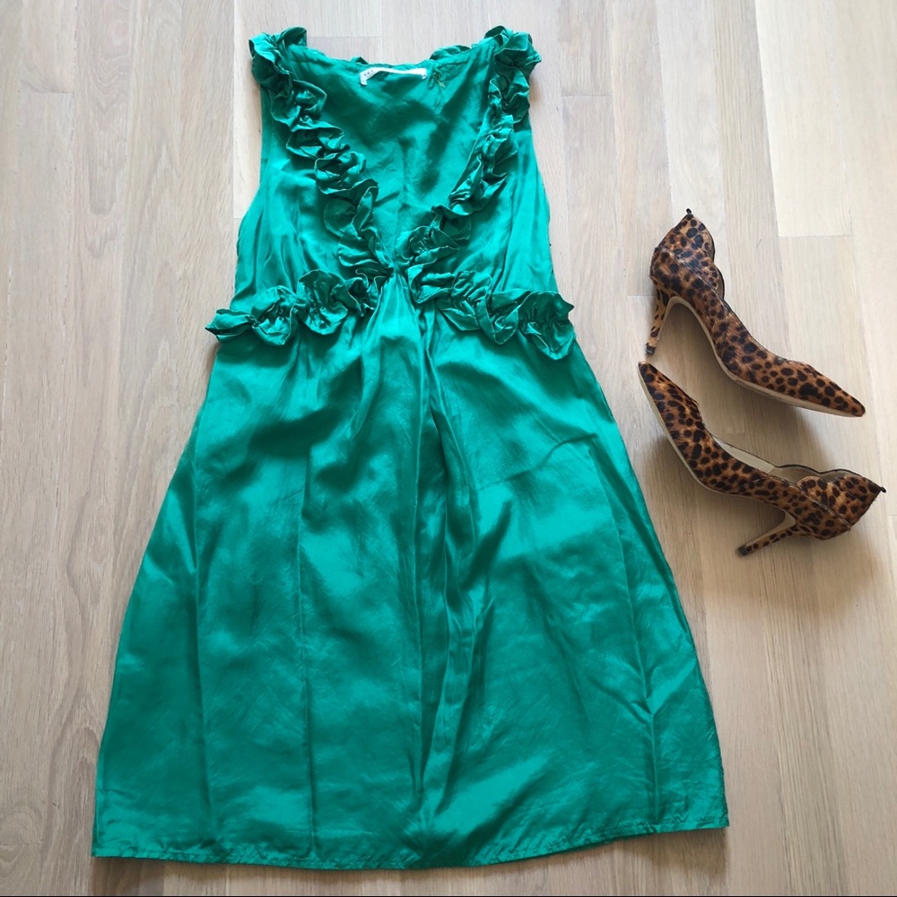 Susana Monaco Sleeveless Silk Cocktail Dress